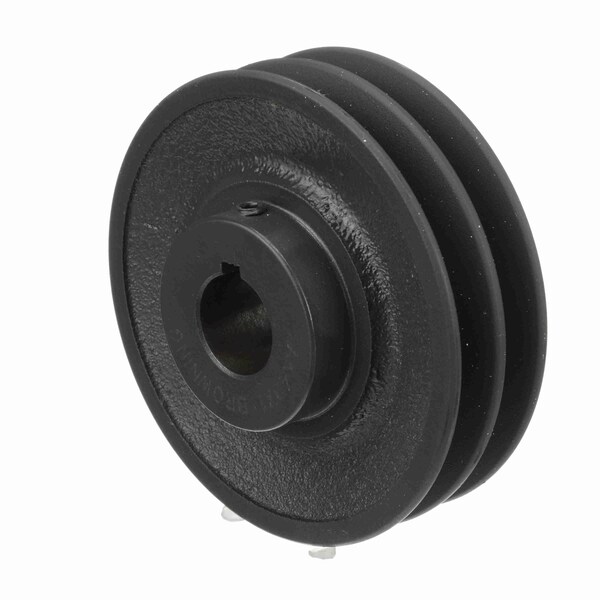 2 Groove Cast Iron Fhp - Finished Bore Sheave, 2AK49X1